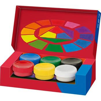 Farby plakatowe Faber Castell 6 kolorów 20ml