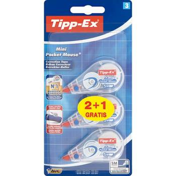 Korektor w taśmie Tipp-ex mini 3 sztuki
