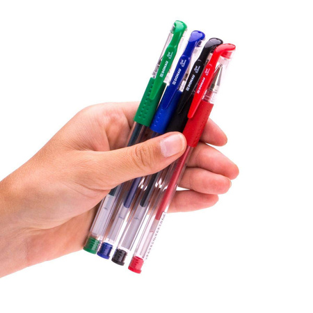 Długopis żelowy Donau z wodoodpornym żelem  czarny