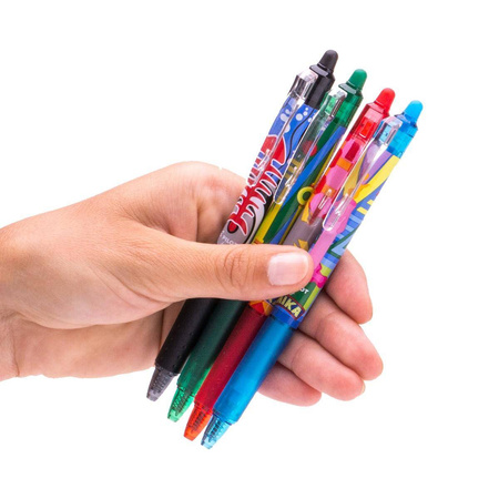 Pióro kulkowe automatyczne Pilot Frixion Clicker MIKA wymazywalne czarny