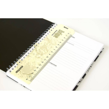 Kołonotatnik A5 100 kartek linia z gumką Mintra Batique