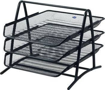 Szuflady na dokumenty A4 metalowe Grand GR-069 Vip 3 szt czarny