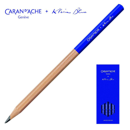 Zestaw ołówków grafitowych Caran d`Ache Klein Blue HB 4 sztuki