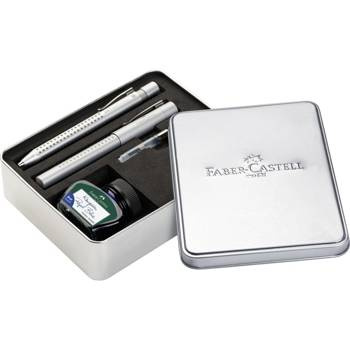Zestaw prezentowy Faber Castell Grip 2011 (pióro wieczne długopis konwerter atrament)