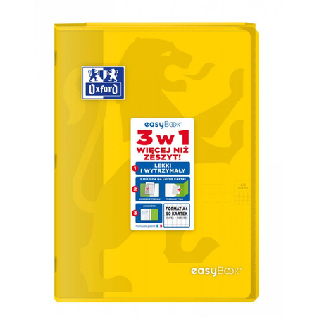 Zeszyt Oxford Easybook A4 w kratkę 60 kartek