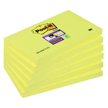 Karteczki samoprzylepne 127x76mm Post-it Super Sticky 655-S