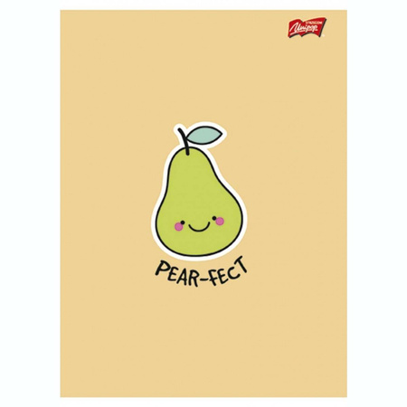 Zeszyt A5 32 kartki linia podwójna kolorowa Funny Fruits