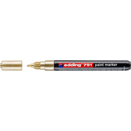 Marker lakierowy Edding końcówka okrągła 1-2mm złoty