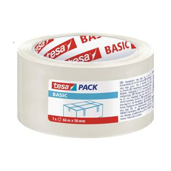 Taśma pakowa Tesapack Basic 66m x 50mm przezroczysta