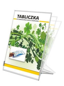 Tabliczka prezentacyjna Panta Plast 70x110mm jednostronna