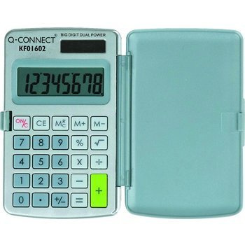 Kalkulator kieszonkowy Q-Connect 8-cyfrowy w etui