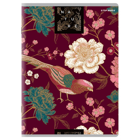 Zeszyt A5 w kratkę z marginesem 96 kartek Megamix Top 2000