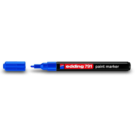 Marker lakierowy Edding końcówka okrągła 1-2mm niebieski