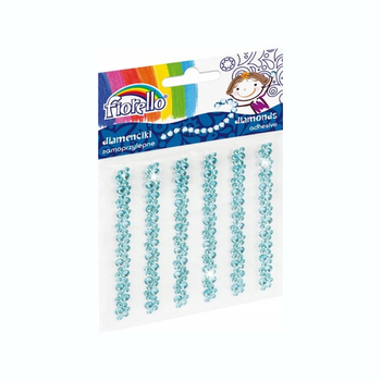 Diamenciki samoprzylepne Fiorello błękitne GR-DS06