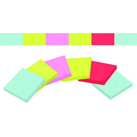 Karteczki samoprzylepne 76x76mm Post-it Super Sticky paleta miami