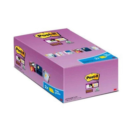 Karteczki samoprzylepne 127x76mm Post-it Super Sticky 16x90 kartek