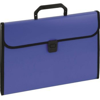 Aktówka Eagle z rączką i przekładkami 9112A niebieski