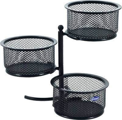 Organizer na biurko metalowy obrotowy Vip GR-012 Grand czarny