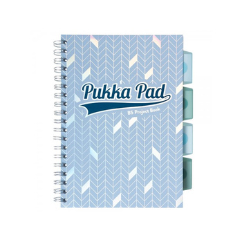 Kołozeszyt A5 w kratkę 200 stron Pukka Pad Glee Project Book jasnoniebieski