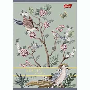 Zeszyt A5 w linię 60 kartek laminowany Magic Garden Unipap