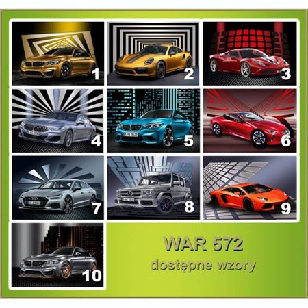 Piórnik bez wyposażenia jednokomorowy 571 Auto