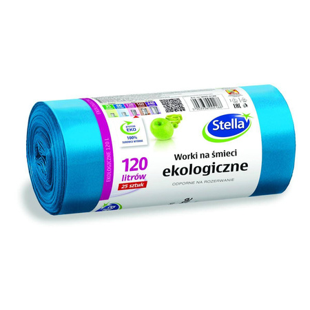 Worki na śmieci Stella ekologiczne 120l