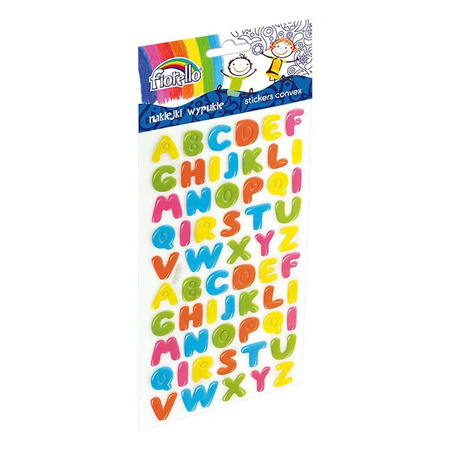 Naklejki wypukłe Litery Fiorello GR-NP141