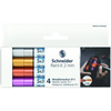 Marker akrylowy Schneider Paint-It Metallic 2mm 4 kolory (srebrny złoty miedziany fioletowy)