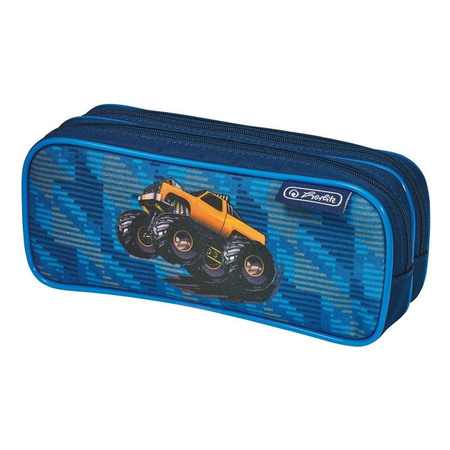 Piórnik dla chłopca saszetka dwukomorowy Herlitz Boys mix II