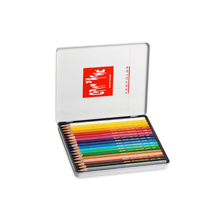 Kredki Caran d`Ache Fancolor 18 kolorów metalowe opakowanie