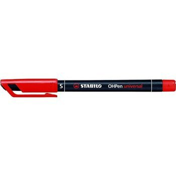 Foliopis Stabilo OHP - rozmiar S 0.4 mm czerwony