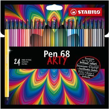 Flamastry Stabilo Pen 68 w etui 24 kolory