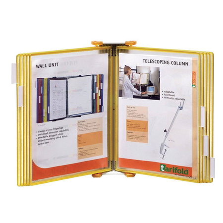 Naścienny system prezentacyjny Tarifold A4 Candy Line + 10 paneli prezentacyjnych mix