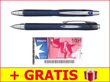 4 Zestaw 12 x Pióro kulkowe Uni SXN-217 Jetstream  + bon SODEXO Gratis! niebieski