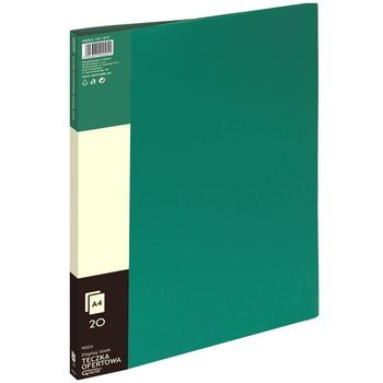Teczka ofertowa Grand A4 20 koszulek zielony