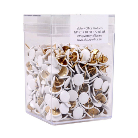 Pinezki Victory Office OP6H białe /a`750/