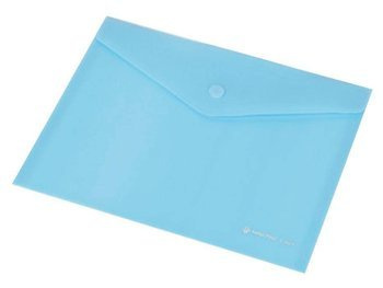Teczka kopertowa na zatrzask Panta Plast A4  niebieski
