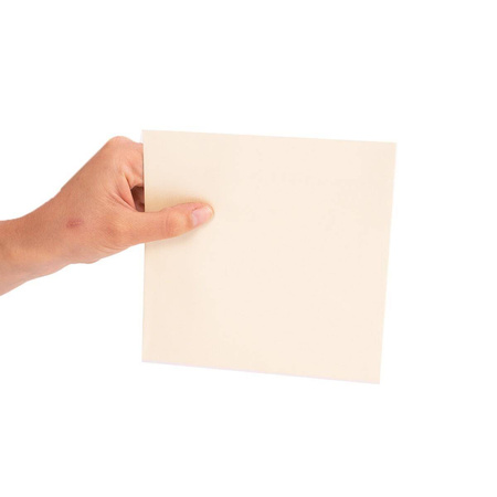 Koperty ozdobne 16x15.8cm Millenium kremowe 10 sztuk