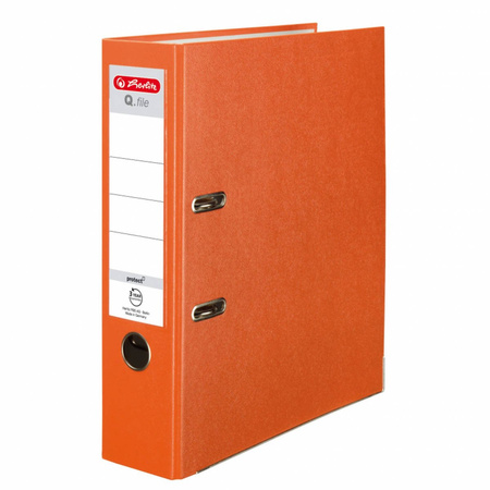 Segregator A4 szeroki 80mm Herlitz pomarańczowy