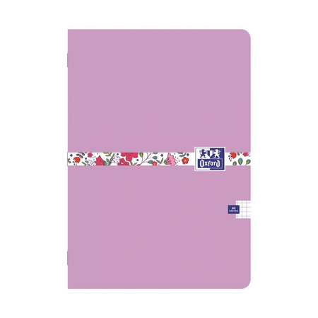 Zeszyt Oxford Floral A4 w kratkę 60 kartek