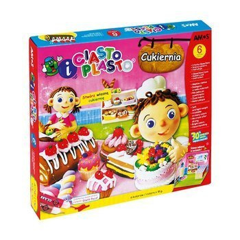Masa plastyczna Ciasto Plasto Cukiernia Amos 6 kolorów