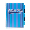 Kołozeszyt A4 w kratkę Pukka Pad Project Book Vogue niebieski