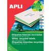 Etykiety samoprzylepne Apli ekologiczne 105x37mm