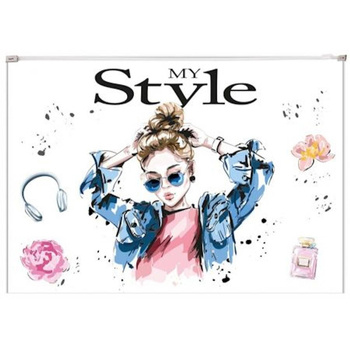 Teczka kopertowa na suwak Panta Plast Style A4