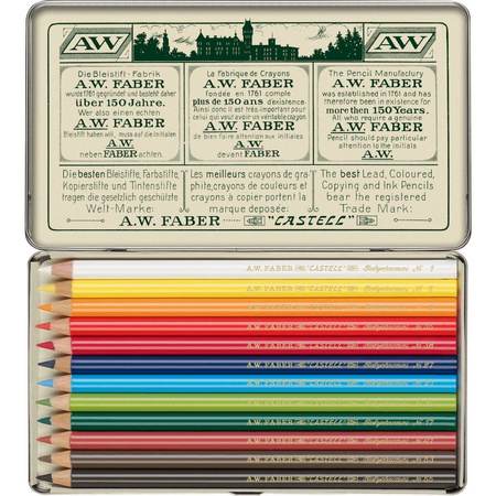 Kredki Faber Castell Polychromos Retro edycja limitowana 12 kolorów