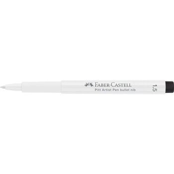 Pisak artystyczny Faber Castell Pitt Artist Pen 1.5mm biały