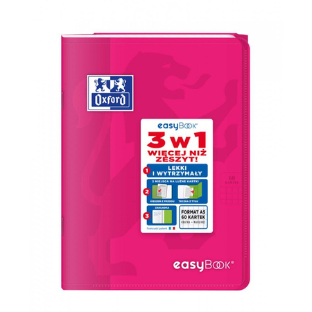 Zeszyt Oxford Easybook A5 w kratkę 60 kartek