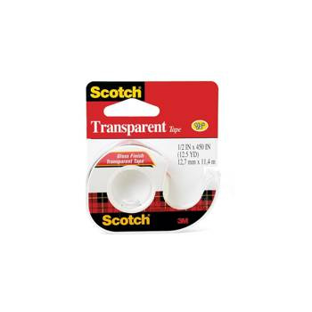 Taśma klejąca biurowa Scotch Crystal na podajniku 12.7mm x 11.4m