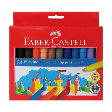 Flamastry Faber Castell Jumbo 24 kolory