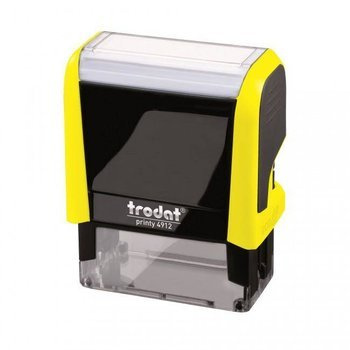 Pieczątka Printy 4912 czarny wkład 47x18mm żółty